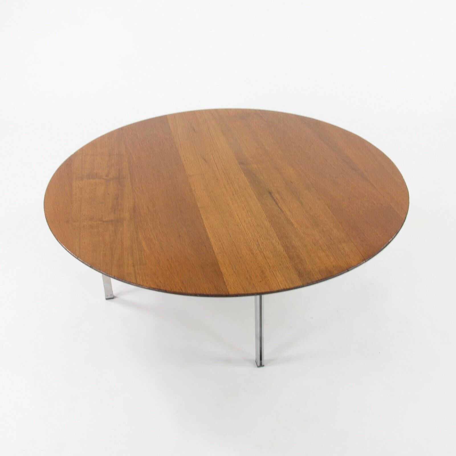 1951 Florence Knoll Associates 42 inch Parallel Bar Series Coffee Table Walnut