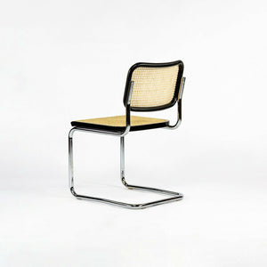 SOLD 2021 Pair of Marcel Breuer for Knoll Ebonized Beech Cesca Armless Dining Chairs