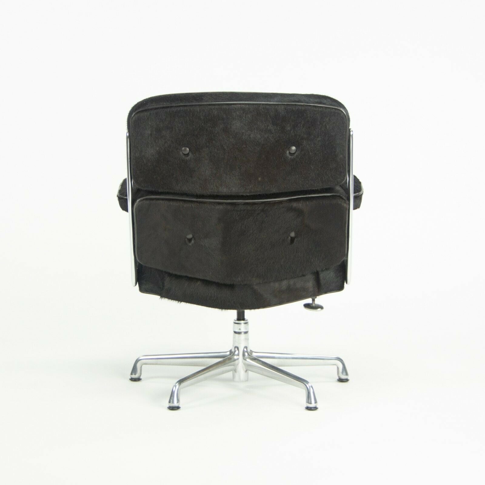 SOLD 2010 Herman Miller Eames Time Life Executive Desk Chair with Hair On Black Pony Hide