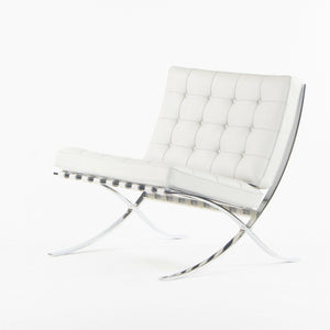 SOLD 2021 Mies van der Rohe Knoll Barcelona Chair in Acqua Puget Sound $8296 MSRP