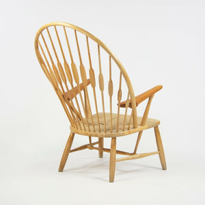 SOLD 1960s Hans Wegner Peacock Chair for Johannes Hansen of Denmark Ash & Teak Knoll