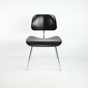 SOLD 2006 Herman Miller DCM Dining Chair by Ray and Charles Eames Ebonized Ash Chrome