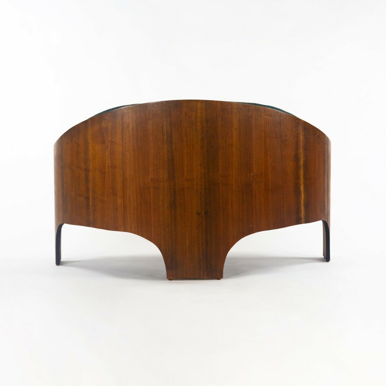 SOLD 1966 Rare Henry P Glass Intimate Settee for Deco House in Mahogany