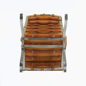 1960s Lounge Chair and Ottoman attributed to Arne Norell as Ari Chair with New Cognac Leather