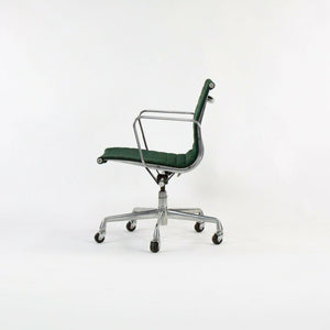 SOLD 1990 Herman Miller Eames Aluminum Group Management Desk Chair in Green Fabric
