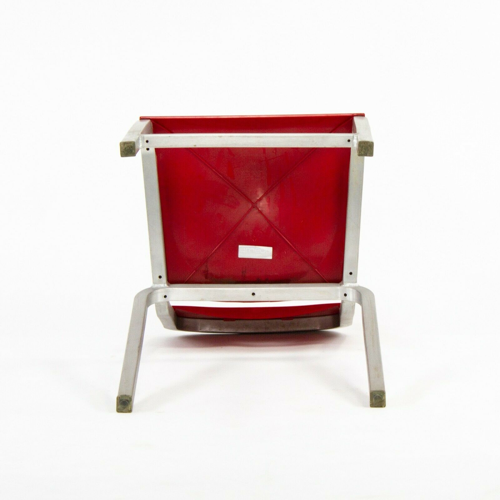 2010s Emeco 1951 Red Counter Stool by Adrian van Hooydonk and BMW Designworks