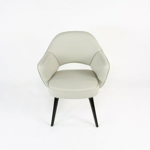 SOLD 2021 Eero Saarinen for Knoll Executive Armchair in Custom Leather with Wood Legs 7x Available