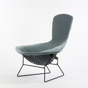 SOLD Knoll Harry Bertoia Wire Bird Lounge Chair w/ Brand New Velvet Cushion