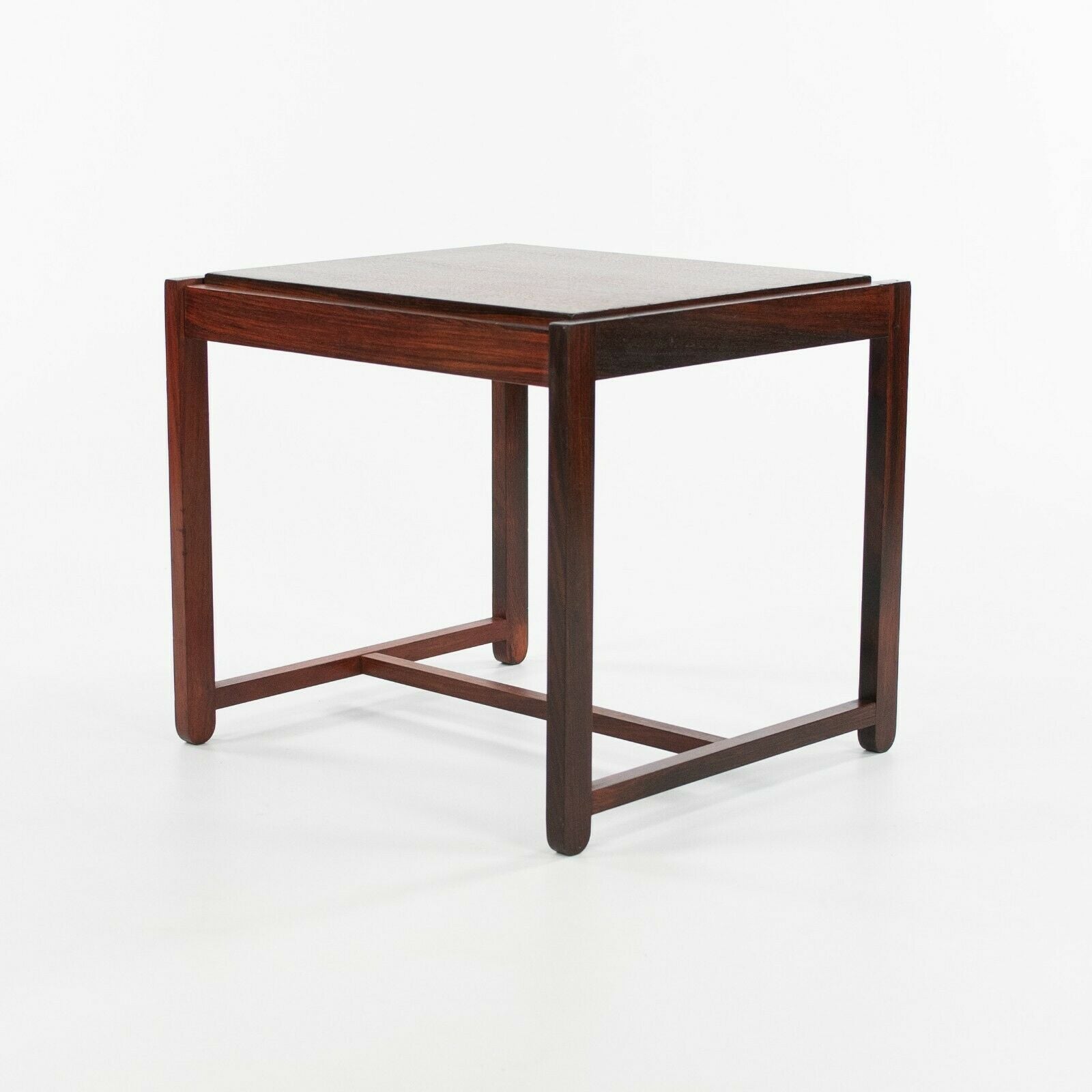 1960s Erik Buch Flip Top Rosewood Stool and Side Table for O.D. Mobler in Denmark