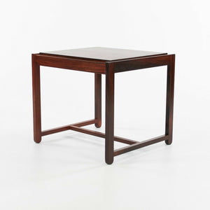 1960s Erik Buch Flip Top Rosewood Stool and Side Table for O.D. Mobler in Denmark