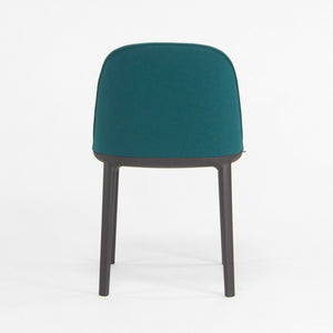 2019 Vitra Softshell Side Chair w/ Teal Blue Fabric by Ronan & Erwan Bouroullec