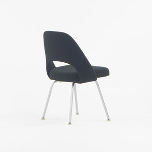 SOLD 1960s Eero Saarinen for Knoll Armless Executive Side Chair w/ Tubular Legs Black