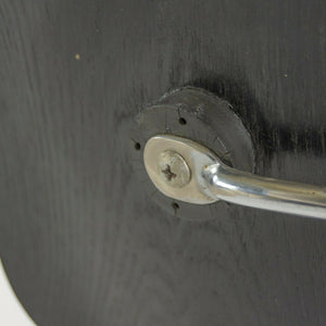 SOLD 1955 Vintage Ebonized Eames for Herman Miller DCM Side Dining Chair with Metal Legs