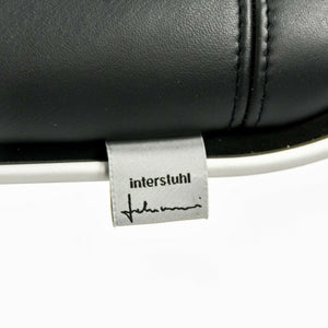 2008 Interstuhl Silver 262S Office Desk Chair in Black Leather by Hadi Teherani