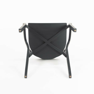 SOLD Pair Nitzan Cohen for Mattiazzi He Said/She Said MC1 Chairs Solid Black Ash Wood