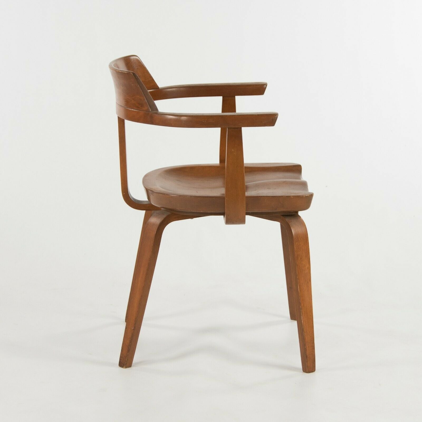 SOLD 1951 Set of 6 Vintage Walter Gropius W199 Dining Chairs by Thonet manufactured