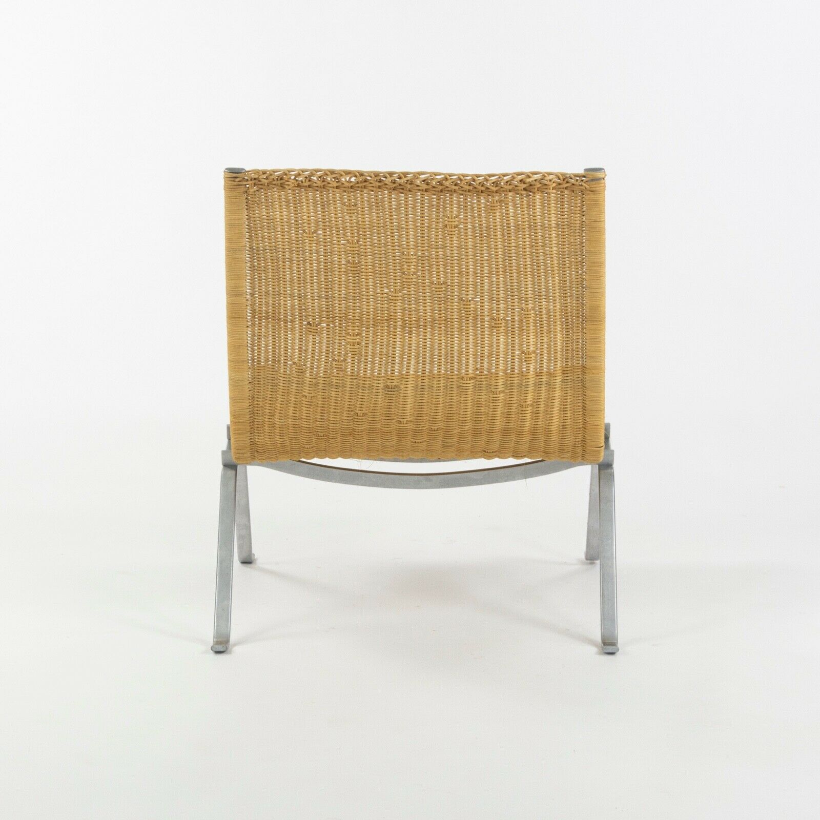 Poul Kjaerholm for E Kold Christensen Denmark PK22 Lounge Chair Original Wicker