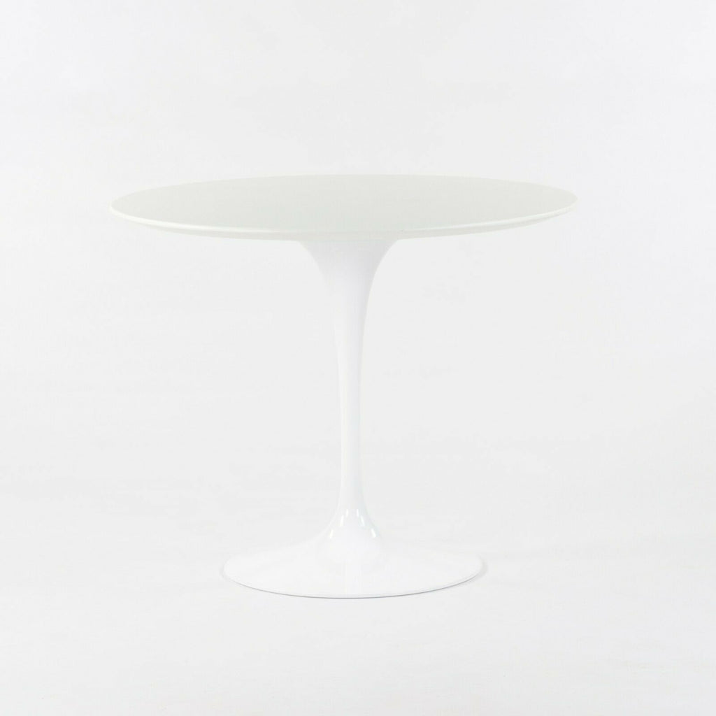 SOLD 2020 Eero Saarinen for Knoll Studio 35 Inch White Laminate Round Dining Table