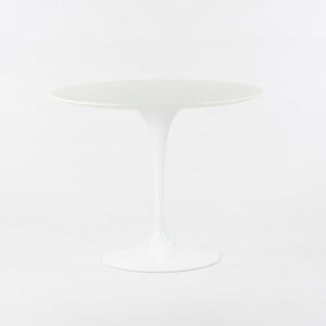 SOLD 2020 Eero Saarinen for Knoll Studio 35 Inch White Laminate Round Dining Table