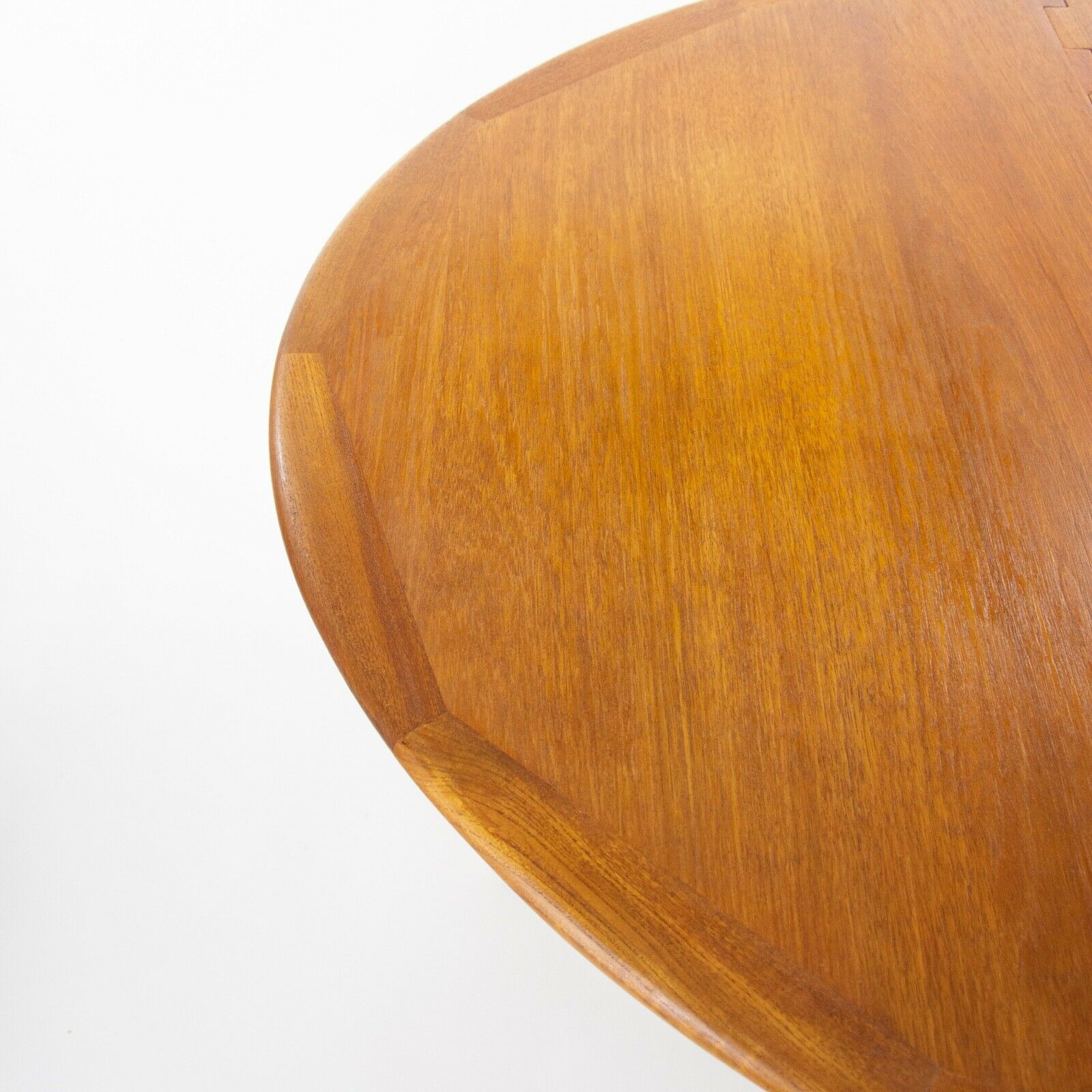 SOLD 1960s Niels Koefoeds Hornslet Kurt Ostervig Teak Oval Drop Leaf Dining Table