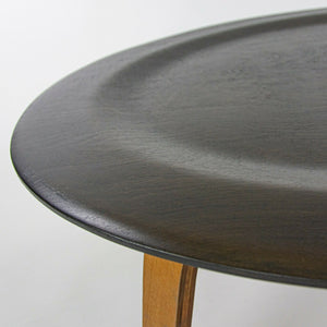 SOLD 1948 Vintage Eames Evans Herman Miller CTW 2-Tone Round Wood Coffee Table Birch