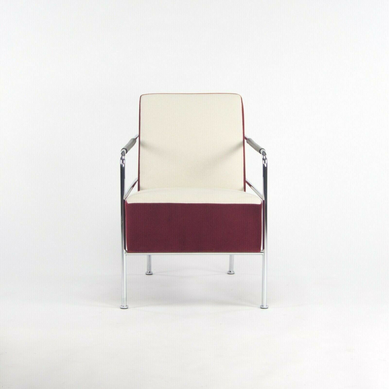 Pair of Gunilla Allard for Lammhults Cinema Chairs in Pierre Frey Velvet/Cotton