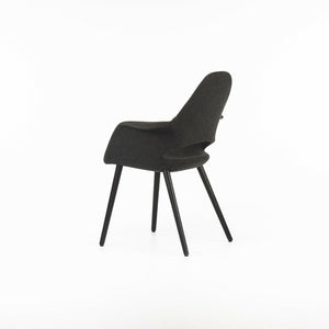 2010s Charles Eames & Eero Saarinen Organic Chairs by Vitra in Dark Gray Fabric