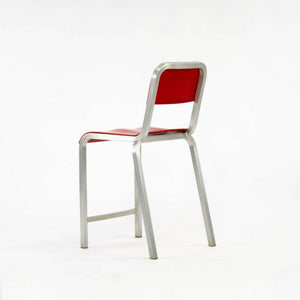 2010s Emeco 1951 Red Counter Stool by Adrian van Hooydonk and BMW Designworks