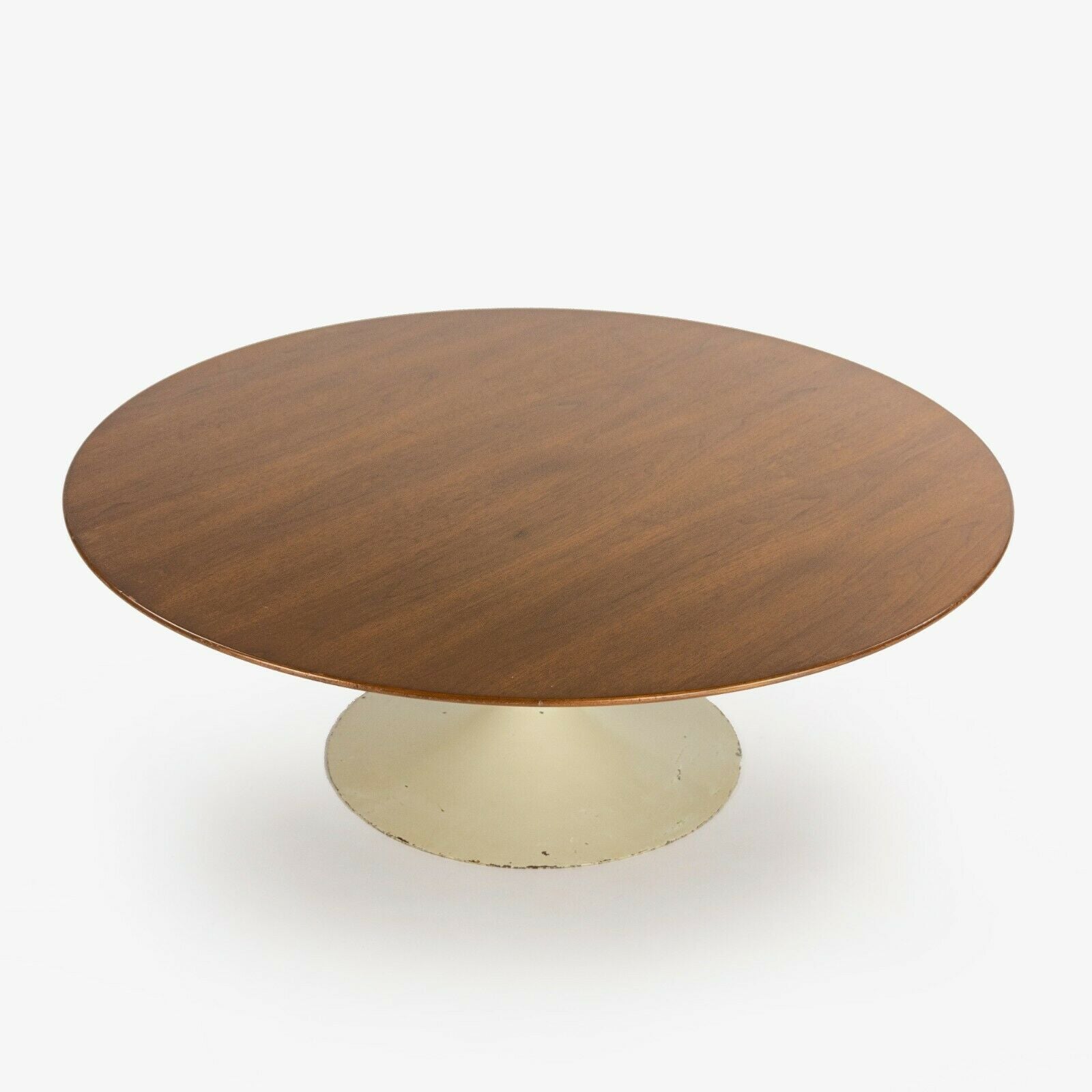 SOLD 1960s Eero Saarinen for Knoll Associates 42 in Tulip Coffee Table with Walnut Top