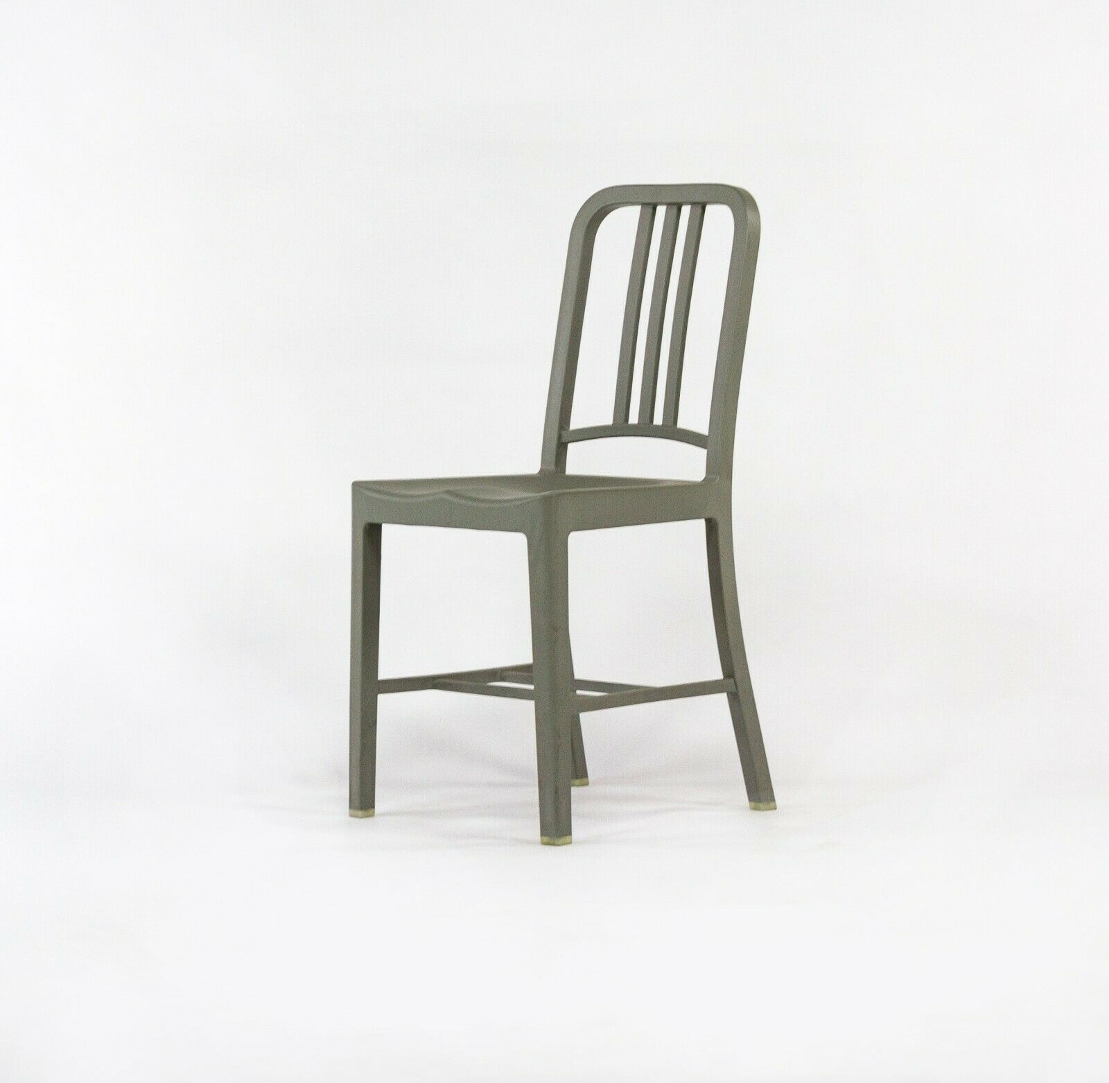 SOLD Emeco Coca-Cola 111 Navy Chair in Flint Gray Made From Recycled Plastic Bottles