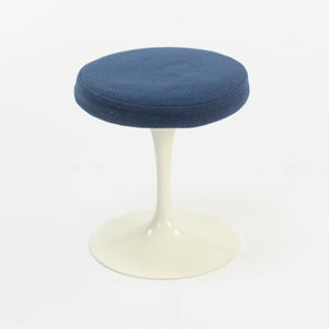 SOLD 1977 Eero Saarinen for Knoll Upholstered Pedestal Tulip Stools 152 S 2x Available