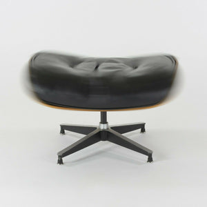 SOLD 1956 Holy Grail Herman Miller Eames Lounge Chair with Swivel Ottoman + Boot Glides + 3 Hole Arms