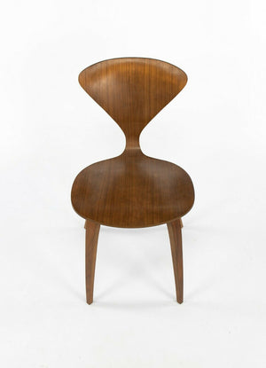 SOLD 2010 Pair of Cherner Chair Company Armless Dining Chairs in Walnut by Norman Cherner