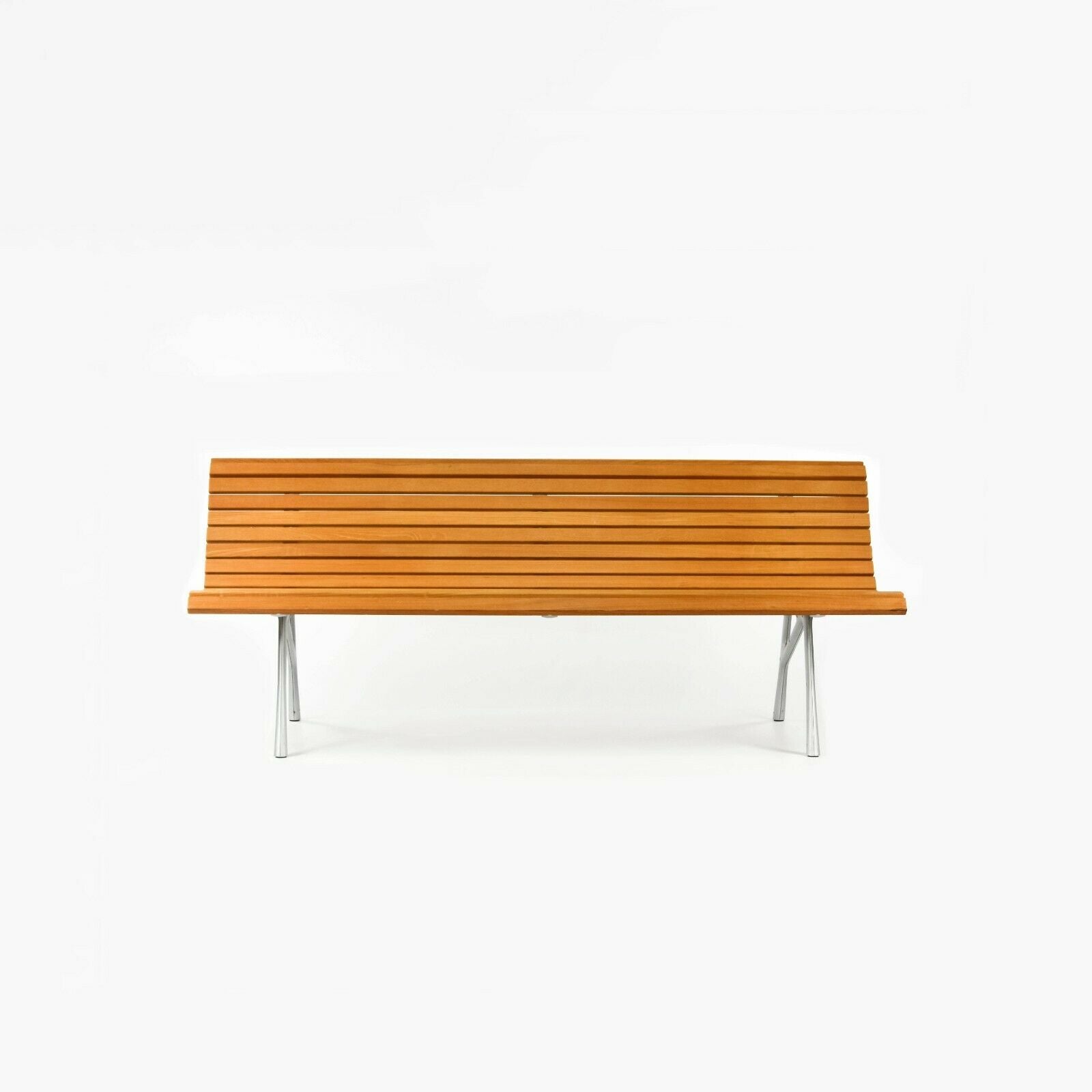 2010s Alias Teak Outdoor Three Seat Bench / Settee in Cast Aluminum by Alberto Meda