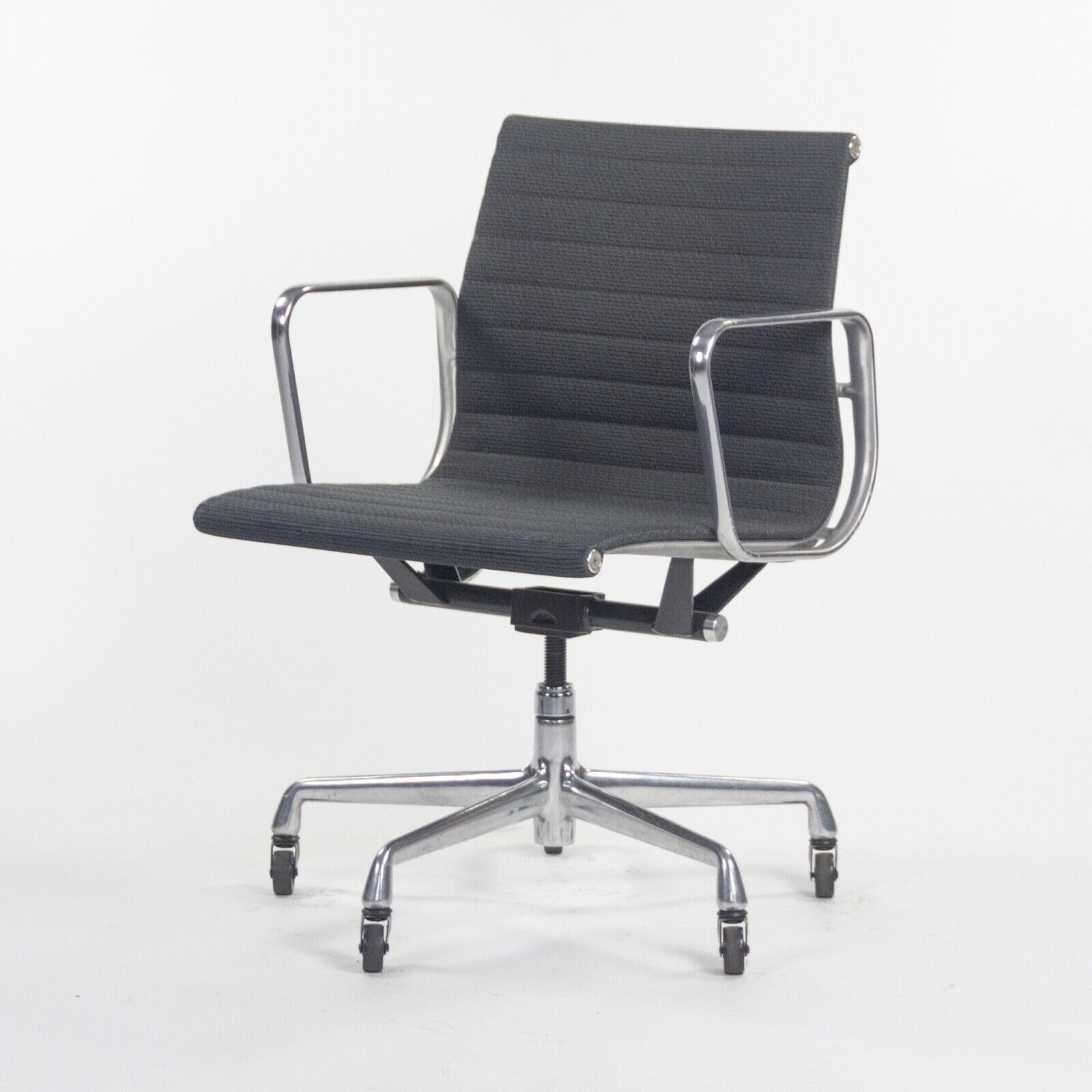 SOLD 2000s Herman Miller Eames Aluminum Group Management Grey Fabric Desk Chair