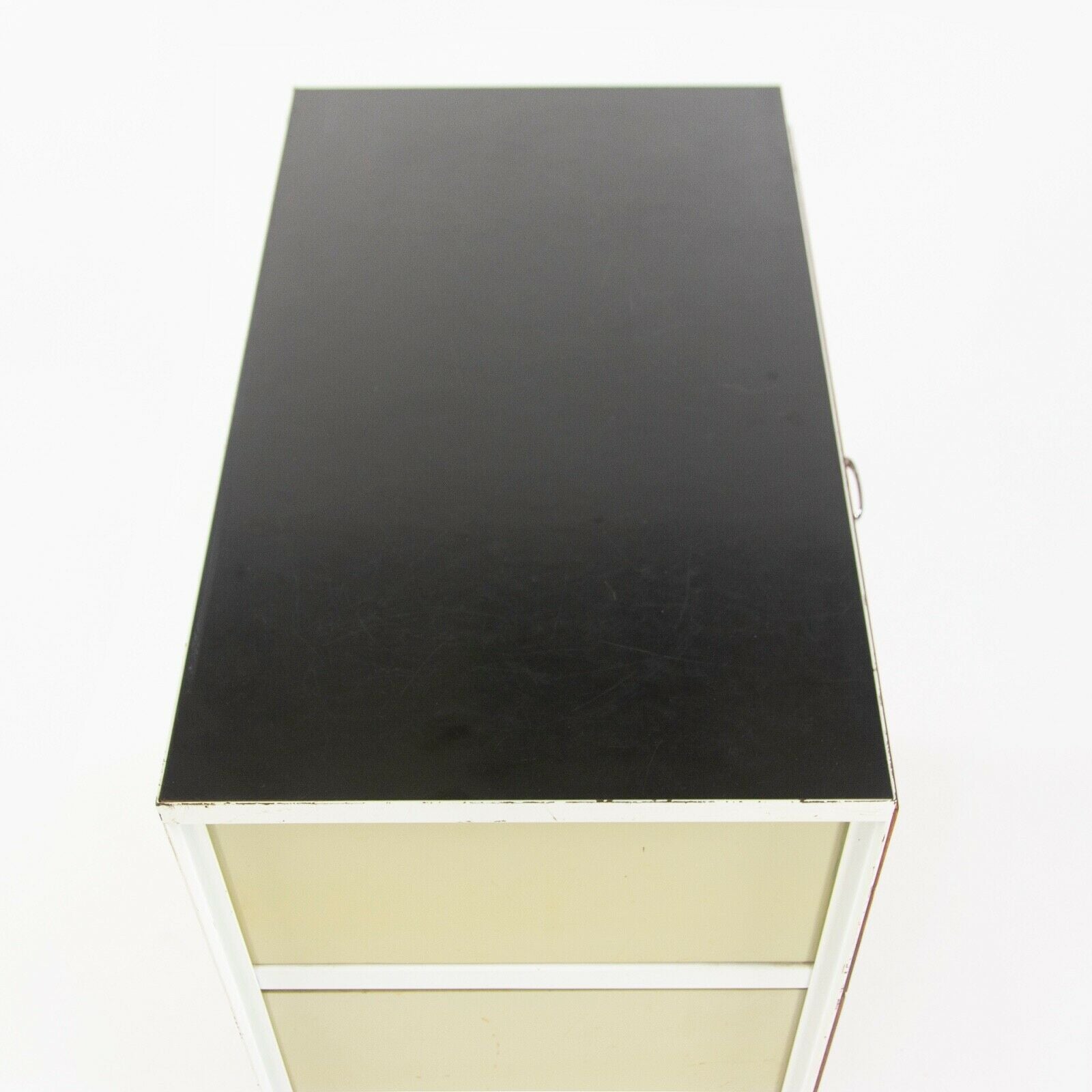 SOLD 1950s George Nelson for Herman Miller Walnut Laminate Steel Frame Series Dresser