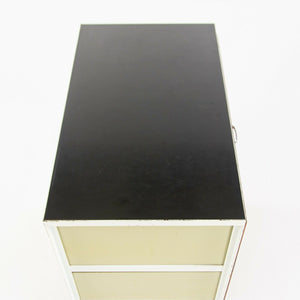 SOLD 1950s George Nelson for Herman Miller Walnut Laminate Steel Frame Series Dresser