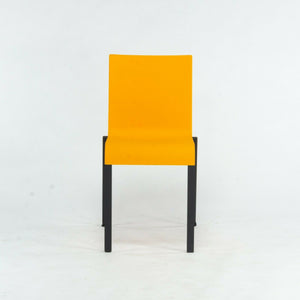 SOLD 2019 Maarten Van Severen .03 for Vitra Side Chair in Orange with Black Legs
