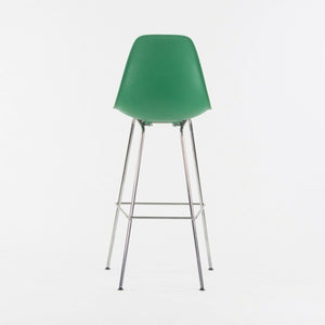 SOLD Ray and Charles Eames Herman Miller Molded Shell Bar Stool Chair Kelly Green