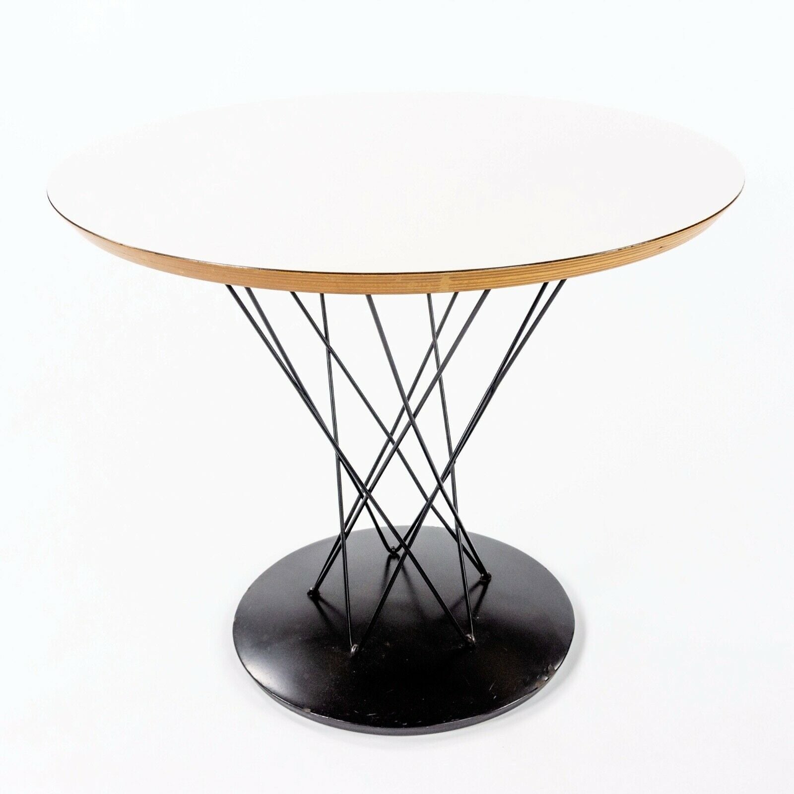 SOLD 1972 Pair of Isamu Noguchi for Knoll Associates Cyclone Childs / End Tables in White