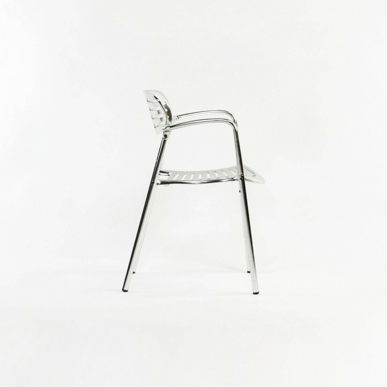 SOLD 2000s Jorge Pensi for Knoll and AMAT 3 Toledo Aluminum Outdoor Stacking Chairs