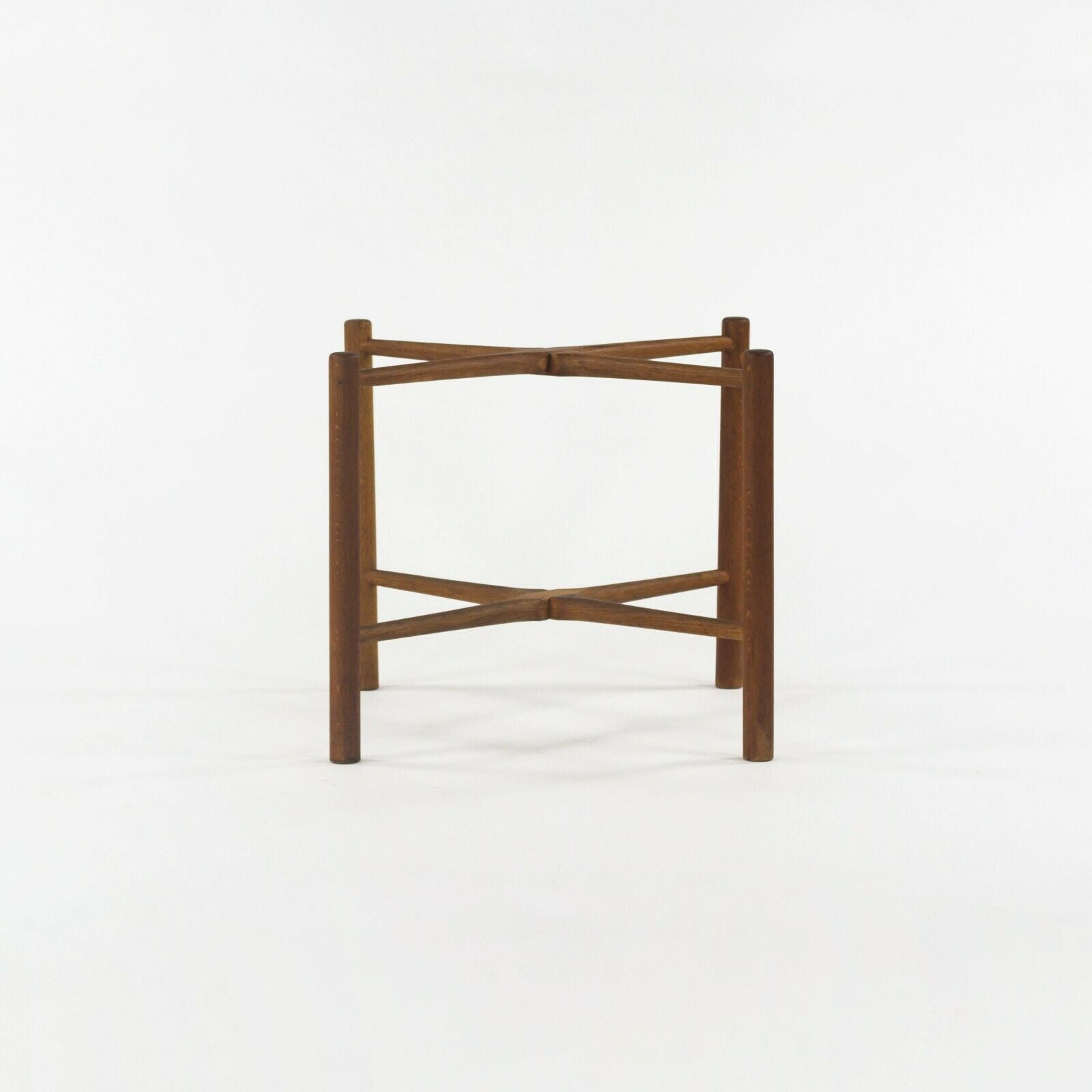 1960 PP35 Hans Wegner for Andreas Tuck Folding Teak & Oak Side Table 2 Available
