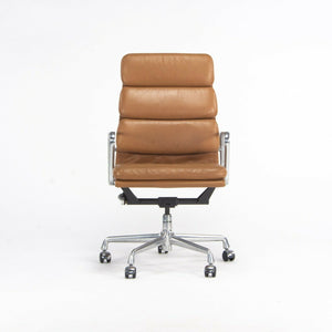 SOLD 2003 Herman Miller Eames Aluminum Group Executive Soft Pad Desk Chair Tan Brown