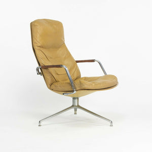 1960s Fabricius and Kastholm Kill International FK86 Lounge Chair in Tan Leather