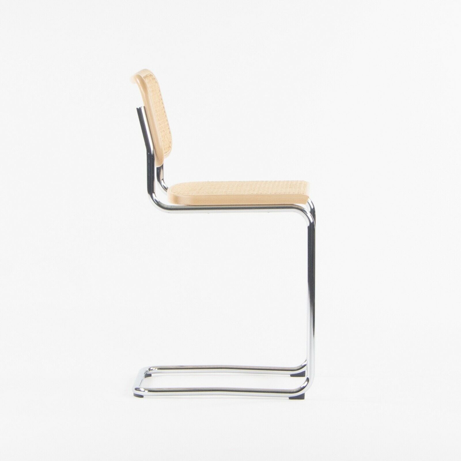 SOLD 2021 Marcel Breuer for Knoll Cesca Counter Stools w Cane Seat and Back Set of 3