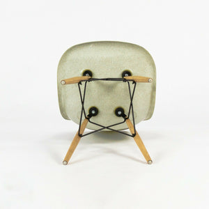 SOLD 2010s Eames Modernica Case Study Natural Fiberglass Side Shell Chair with Dowel Base