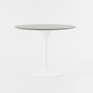 SOLD 2021 Eero Saarinen for Knoll Tulip 35 in Dining Table w/ Satin Black Marble Top