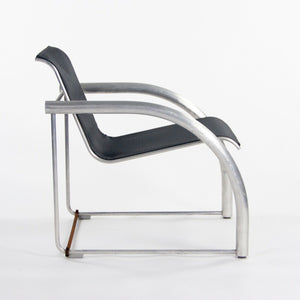 2011 Prototype Richard Schultz Mateo Collection Raw Aluminum & Mesh Dining Chair