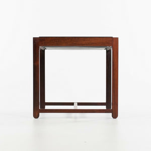 1960s Erik Buch Flip Top Rosewood Stool and Side Table for O.D. Mobler in Denmark