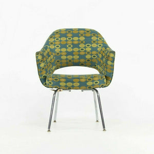 2008 Eero Saarinen for Knoll Executive Dining Arm Chair Abacus Fabric 4x Avail